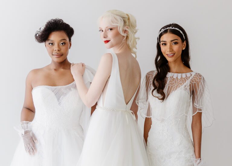 Sleek Winter Pout: Bold Lip Vibes for Icy Brides