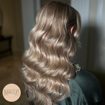 Hollywood waves bridal hairstyle inspiration